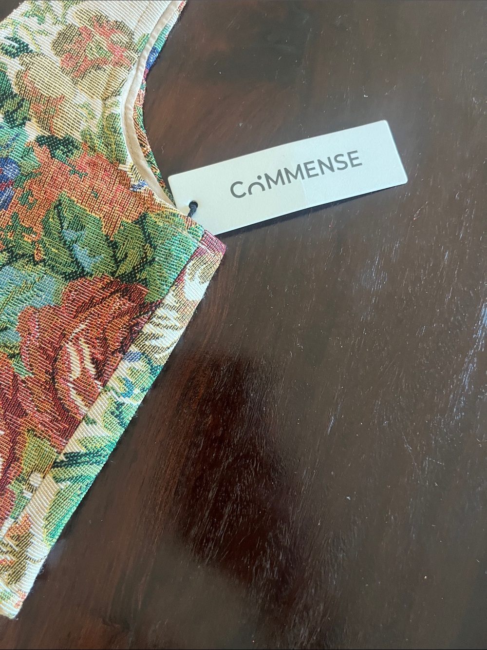 🌸 COMMENSE Floral Tapestry Corset & Mini Skirt Set | Size Small - Picture 12 of 12
